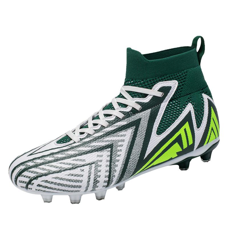Football Boots Men's Soccer Turf Soccer Cleats Outdoor Non-Slip Professional High Top Grass Training Sport Tenis Masculino Male
