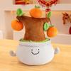 New simulated fortune tree potted doll rich bamboo doll plush toy creative office green plant small ornament
