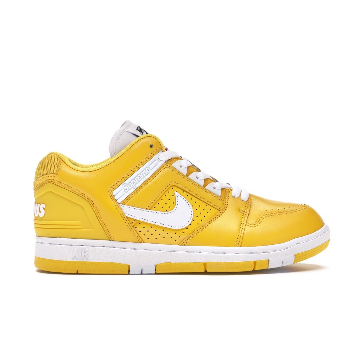 

Желтые кроссовки унисекс Nike Supreme x Air Force 2 AA0871-717