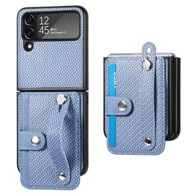 Για Samsung Z Flip 4 Zflip4 Αντικραδασμικό Βραχιόλι Θήκη Κινητού με Υποδοχή Καρτών Για Samsung Galaxy Z Flip 4 5g Flip4 Κάλυμμα Coque