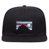 2Pcs Mountain Embroidery Hip Hop Hat Small Spaceman Pendant Necklace Set Men's Sports Baseball Hat Women's Fashion Casual Sun Protection Shade Hat