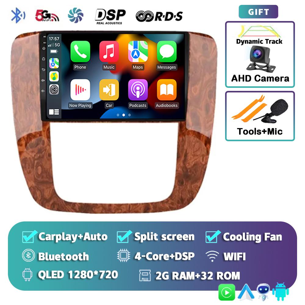 

Android 14 Carplay Автомагнитола для GMC Yukon Chevrolet Tahoe Suburban 2007 - 2012 Мультимедийный проигрыватель GPS Навигация Стерео DSP