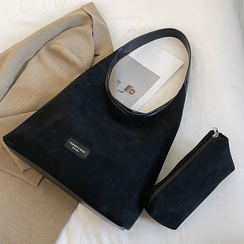 

Women Shoulde Bag Commuter Tote Bag Leopard Print Underarm Bag чёрный