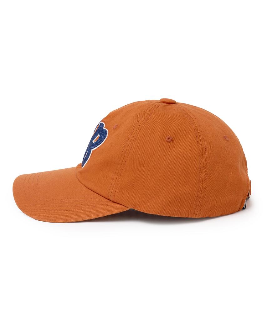 BROWNBREATH Garment Washing Round Visor Cap - Orange