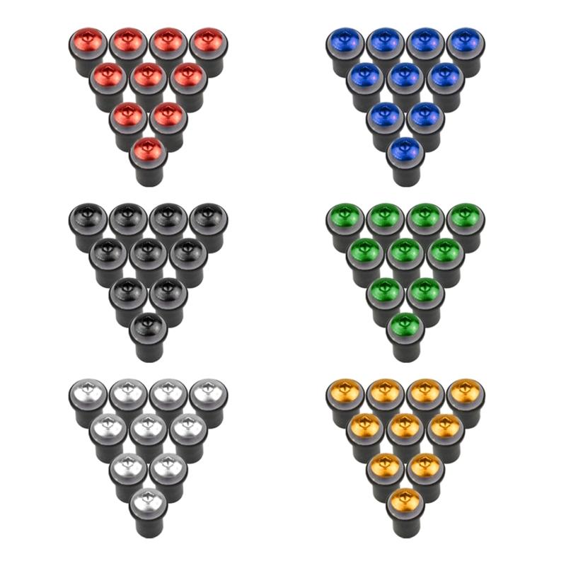 10PCS M5x16mm Motorcycle Windscreen Windshield Bolts Screws Nut Fastener Suitable for CBR600 CBR-600 F4i CBR1000RR CB400