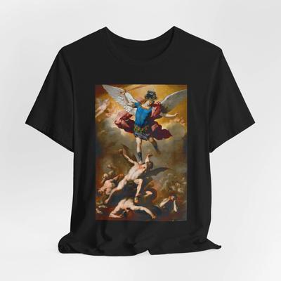 The Fall of The Rebel Angels Tee Graphic T Shirts Retro Streetwear High-quality Crew-neck Short-sleeved Men's T-shirt