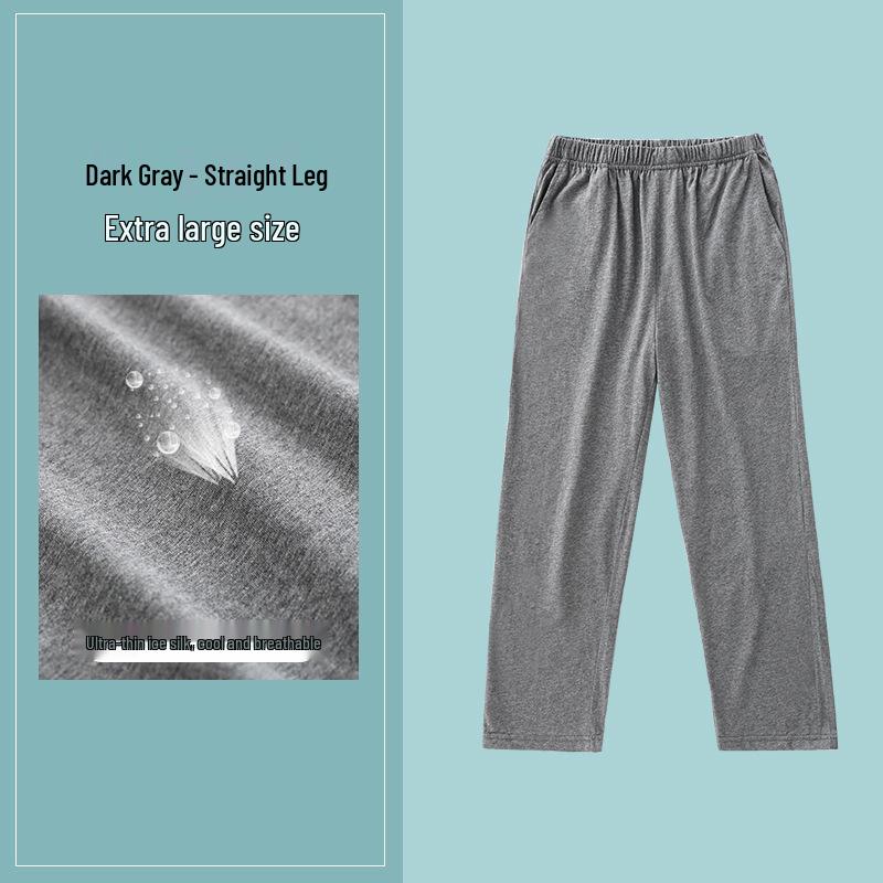 Kids' Navy Blue Ice Silk School Sports Pants and Casual Gray Pants for Toddlers To Older Children