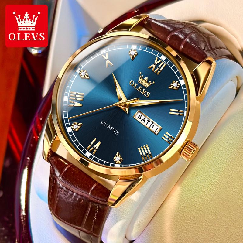 Celebrity Endorsed Women's Dual Calendar Waterproof Quartz Watch