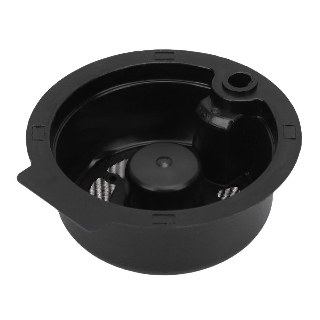 Reusable Coffee Pod PP Refillable Coffee Filter Capsule Cup with 4 Orange Lids Brush and Spoon for Coffee Makers