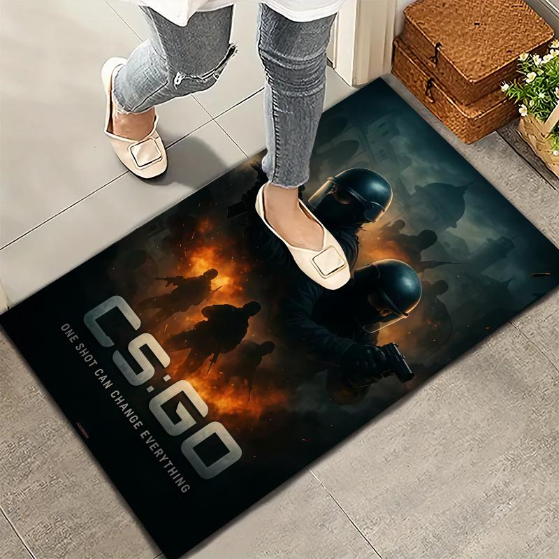 Csgo2 Carpet Rug for Living Room Bedroom Home Sofa Decoration,Kids play Nonslip Floor Mat