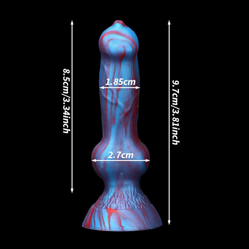 Silicone Animal Dog Dildo Butt Plug Mini Vaginal Anal Plug Adults Sex Toys for Women Men Masturbators Fake Penis Small
