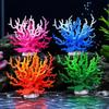 Lifelike Artificial Coral Ornament Plastic Fake Coral for Fish Tank Home Decoration