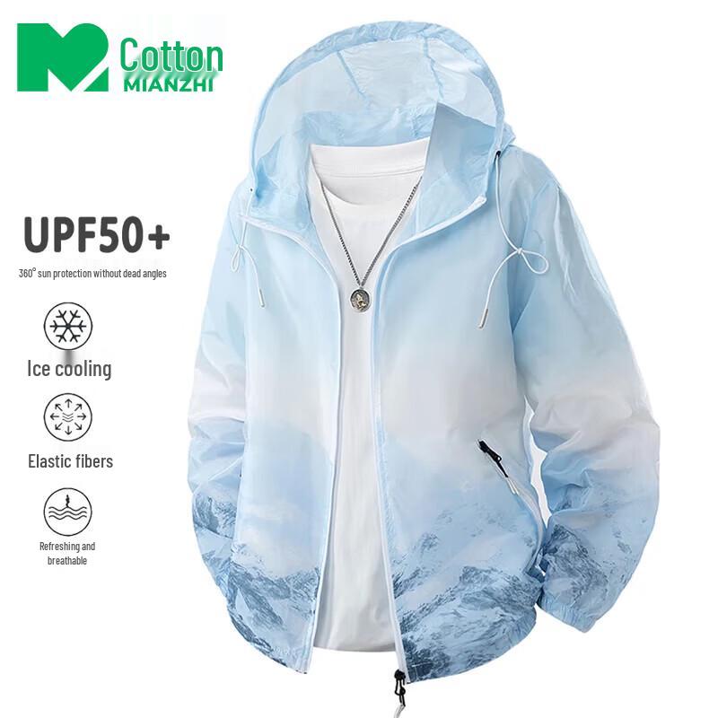 MianZhi Unisex Summer Ice-Feel Quick-Dry Sun Protection Jacket 3XL
