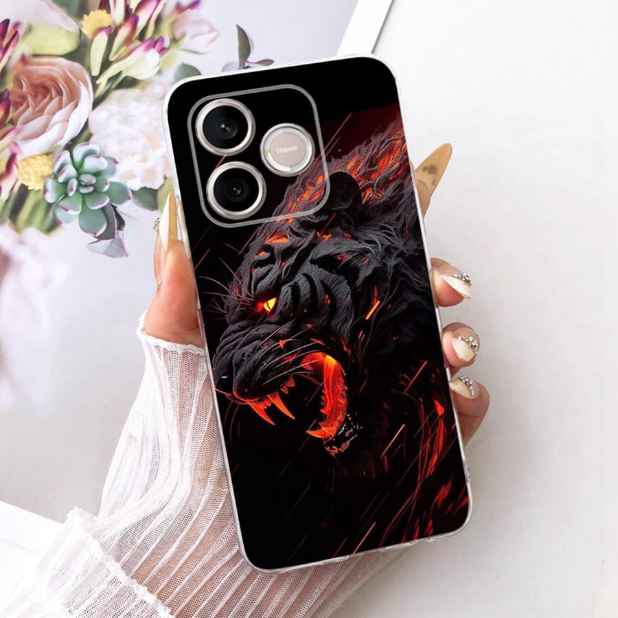 Pro Honor 600 Lite Pouzdro na telefon s počátečním písmenem pro Huawei Y6p Y 7 P Matný zadní kryt Ochrana fotoaparátu Nárazuvzdorná pouzdra
