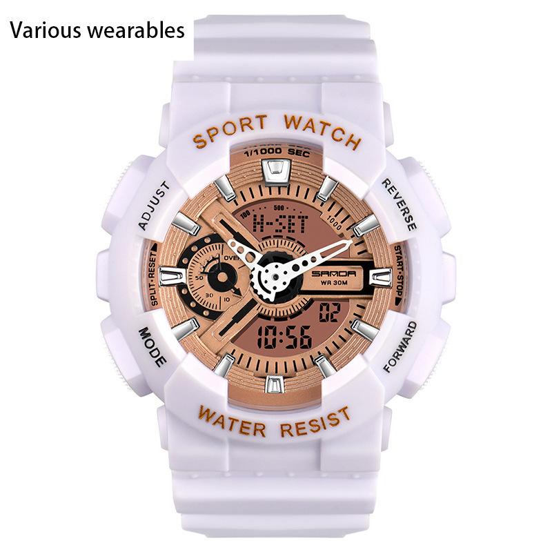 Neue Mode Trendy Jugend männer und frauen Uhren Outdoor Wasserdicht Leuchtende Multifunktions Elektronische Uhr