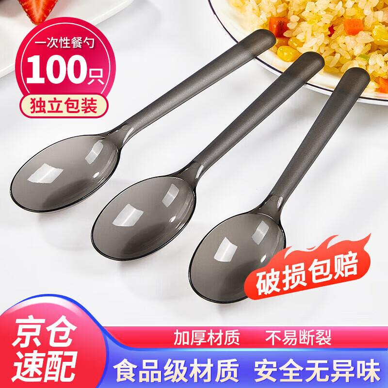 

Individually Wrapped Disposable Plastic Spoons (100-count)