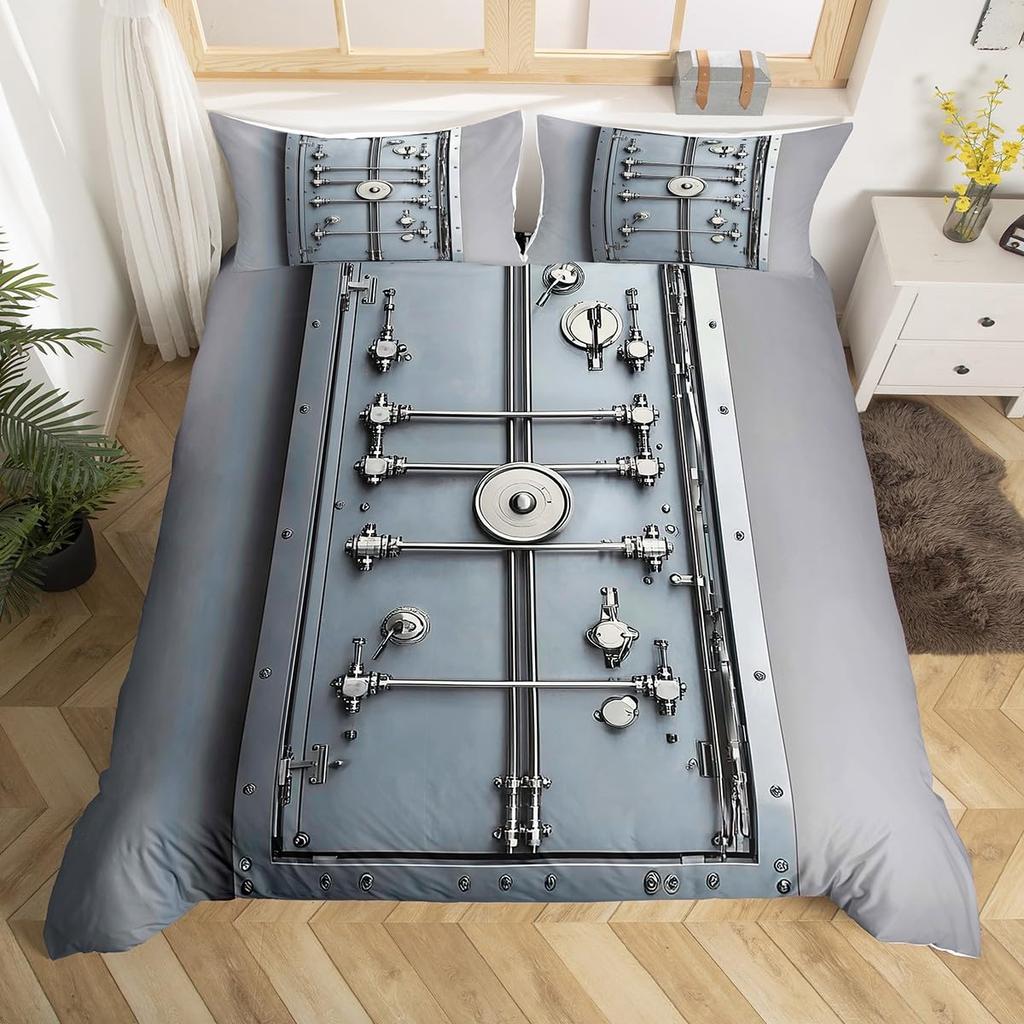 Door Duvet Cover Sets For Kids Adults Queen King Twin Size Lightweight Down Room Decor 2 Pillowcases 1 Comforter Cover No Quilt