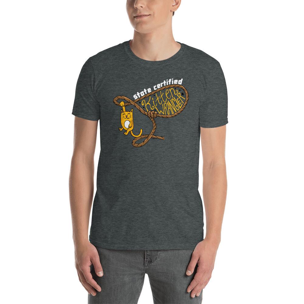 Teacher aka State Certified Kitten Wrangler T-Shirt Joke Humor Gift Assistant