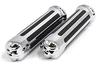 Szmsmy Universal Motorcycle Handle Grip Skull Chrome 25mm