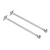 KIMISS RC Car Drive for and 1 Replacement RC Increased Racing RC Car Spare Parts Shaft, Heavy-Duty Metal, 144001, 144002, 124018, 124019, 124017,