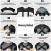 Adjustable Double Shoulder Brace Sports Support Belt for Back Pain Relief Cross Compression Strap