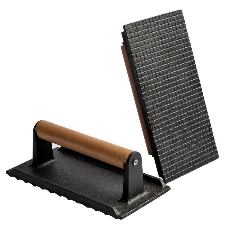 ZISIZ Cast Iron Grill Press