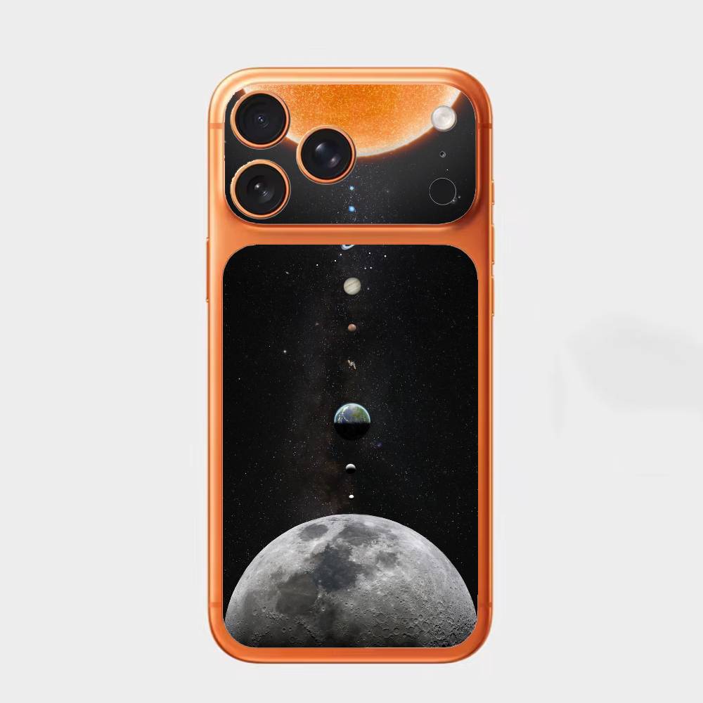 

Solar System Fiber Skin Wrap Change Case for iPhone 17Pro,17Pro Max Back Sticker Cover iPhone17promax