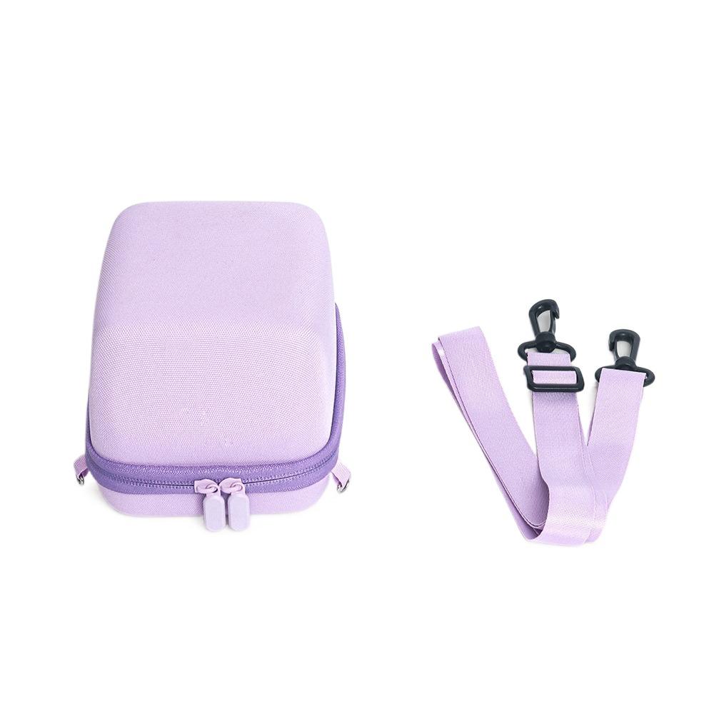 Instant Camera Storage Bag for Polaroid GO/One Step 2/NOW+ Carrying Case Hard Protective Cover EVA Anti-drop Cloth Texture