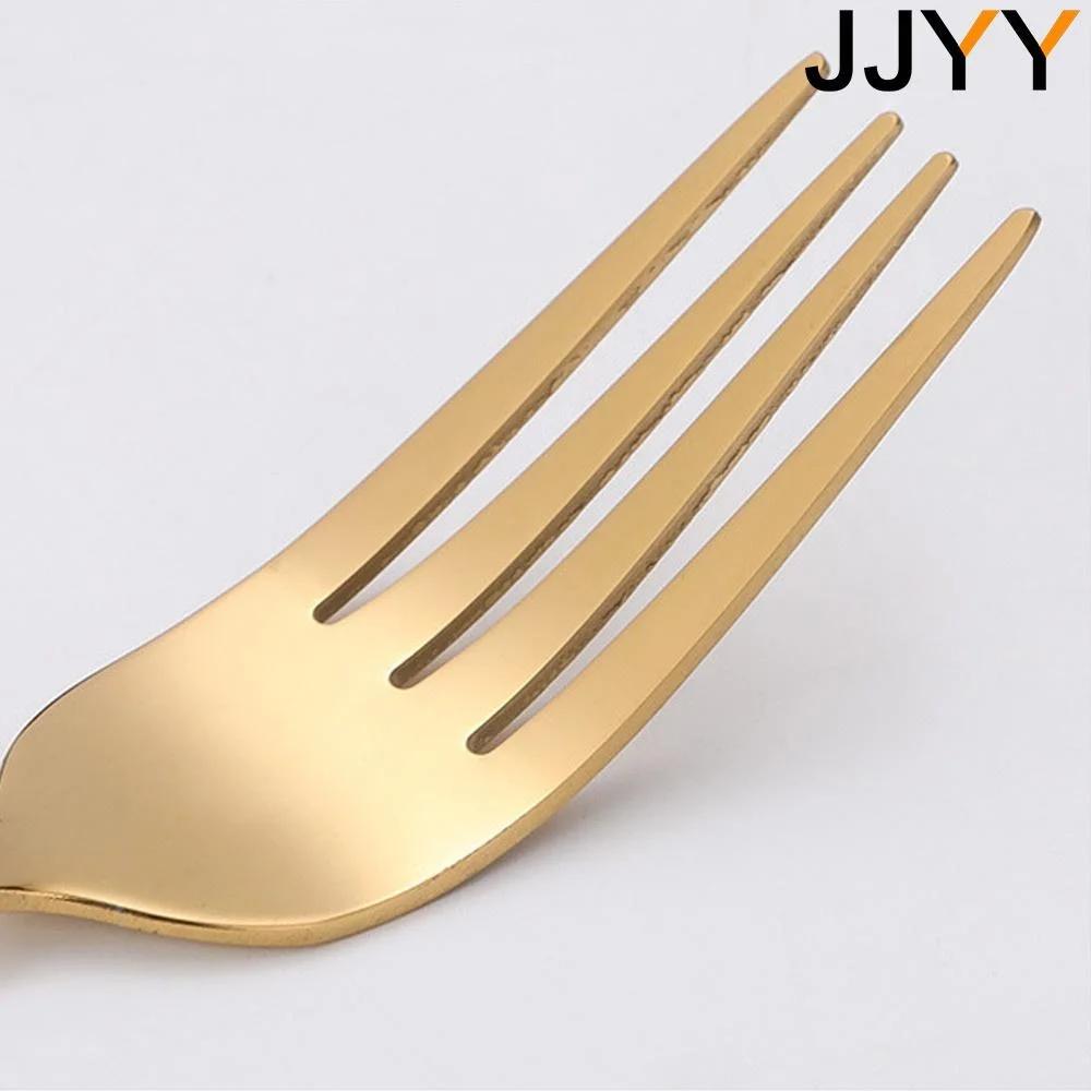 Premium 5-Piece Stainless Steel Flatware Set with Gift Box for Elegant Travel Camping Cutlery Home Wedding Use