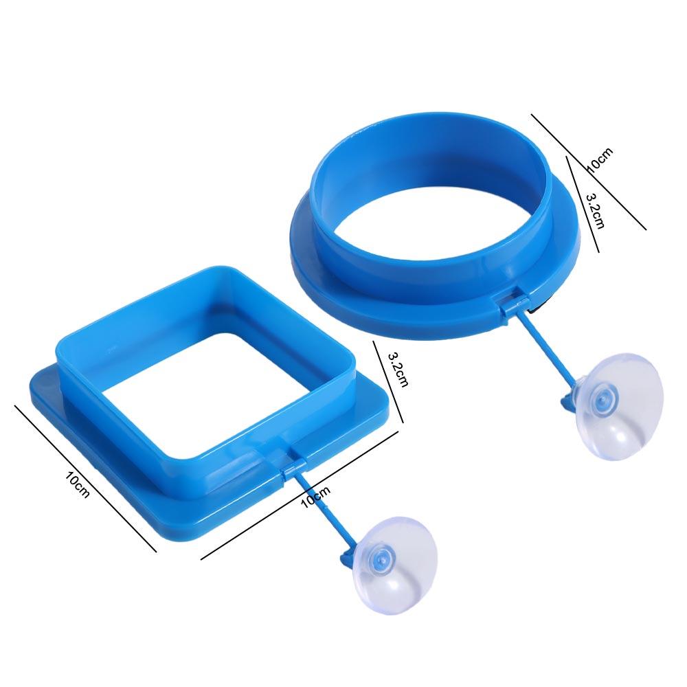 Plastic Fish Feeding Ring Thicken Floating Food Tray Fish Food Feeder Fish Pond