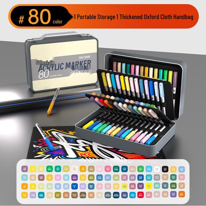 Acrylmarker Weiche Spitze: Waschbar & Deckend für Kinder-Kunstprojekte