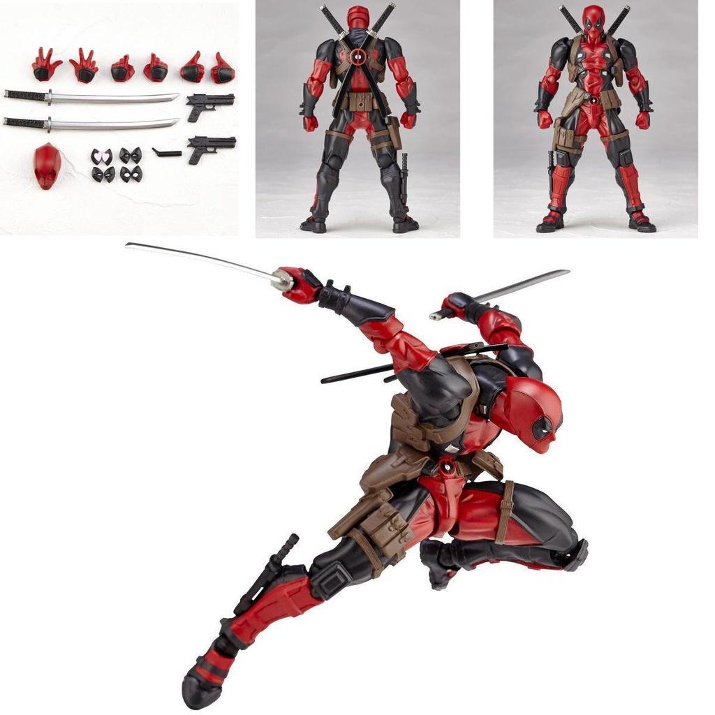 Collectible 6" Hot Marvel Deadpool Action Figure Premium Joints And Details