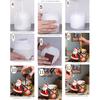 Christmas Santa Claus Epoxy Mold Small Item Storage Candle Container DIY Casting Mold Reusable Holiday Decor