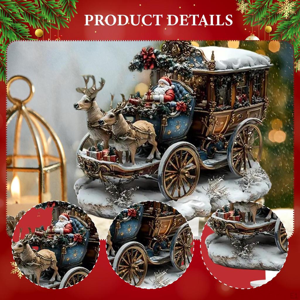 2D Weihnachts-Weihnachtsmann-Dekoration Kunstwerk Handwerk Dekorative Tischfigur Ornament Stück