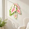 Layered Leaf Decorative Wall Clock Medium Size for Living Room, Bedroom