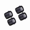 4 Pcs Boat Canoe Kayak Boat Scupper Stopper Bungs Drain Holes Plugs Accessories Black