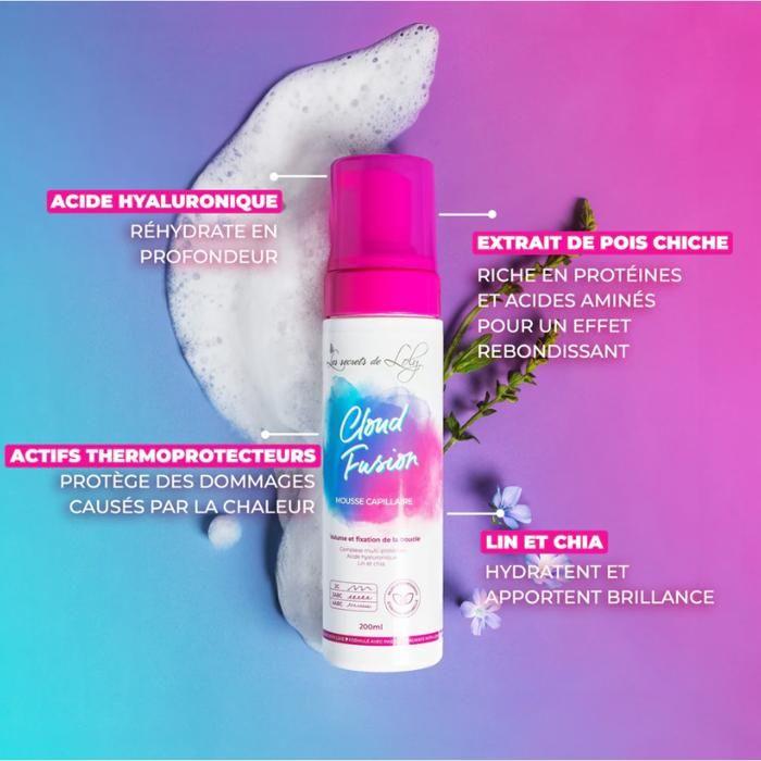 Hair Mousse - LES SECRETS DE LOLY - Cloud Fusion - 200mL - Volume - Long-Lasting Hold