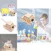 Children's Wooden Diy Electric Tank Science Kit Educational Toy Gift Material C-25 Pack