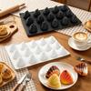 15 Cavity Mousse Cake Molds Non-Stick Baking Dessert Bakeware New Chocolate Mould