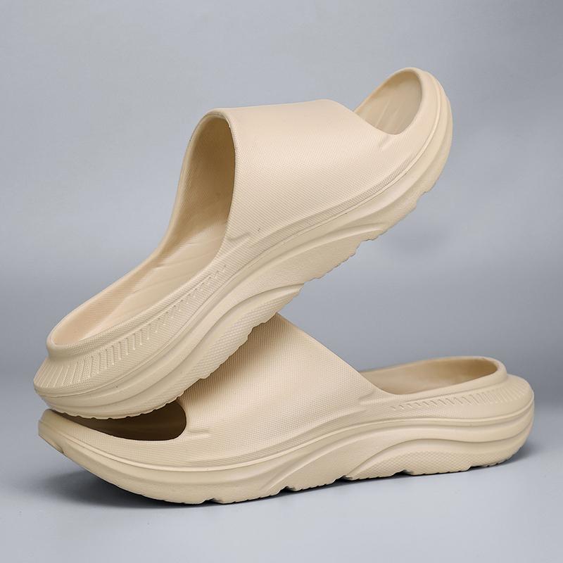 Fashion New Men slippers House Shoes Non-Slip Thick Soft Platform Slide Sandals Men Indoor Outdoor Shower Bathroom Slipper Casual Shoes