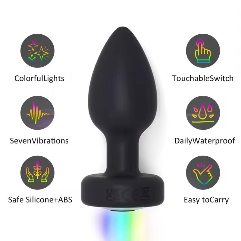 Powerful Anal Plug Vibrator for Men Women Female Vagina Remote Stimulator Prostate Butt Plug for Adult Couples Sex Toys