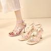 New Summer Women's Stiletto Heel Sandals Perfect for Dresses