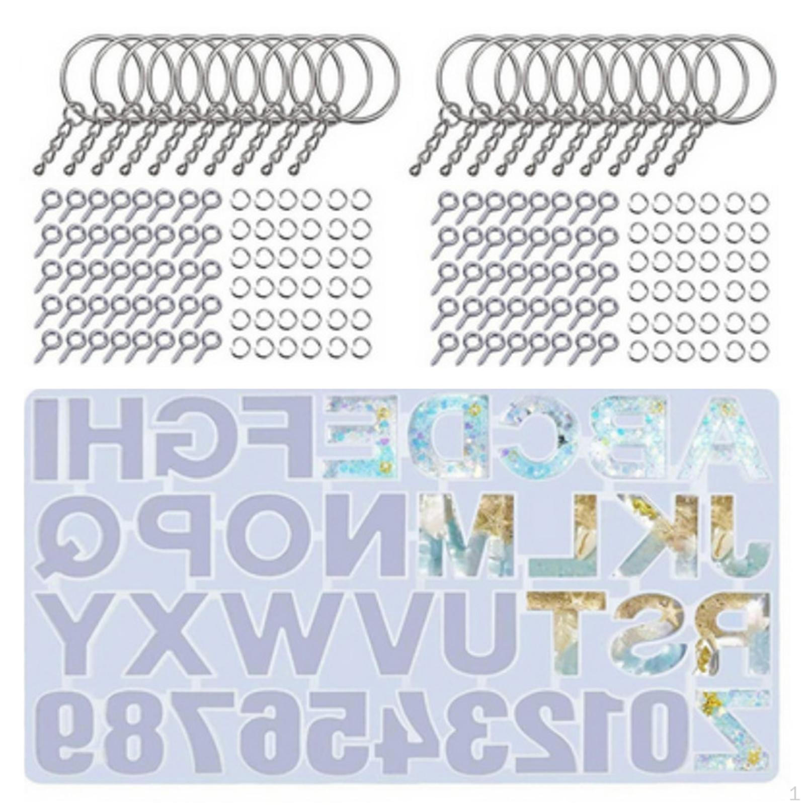 

Брелок с алфавитом, литье из смолы, изготовление ювелирных изделий, легкая эпоксидная смола своими руками, с брелоками,