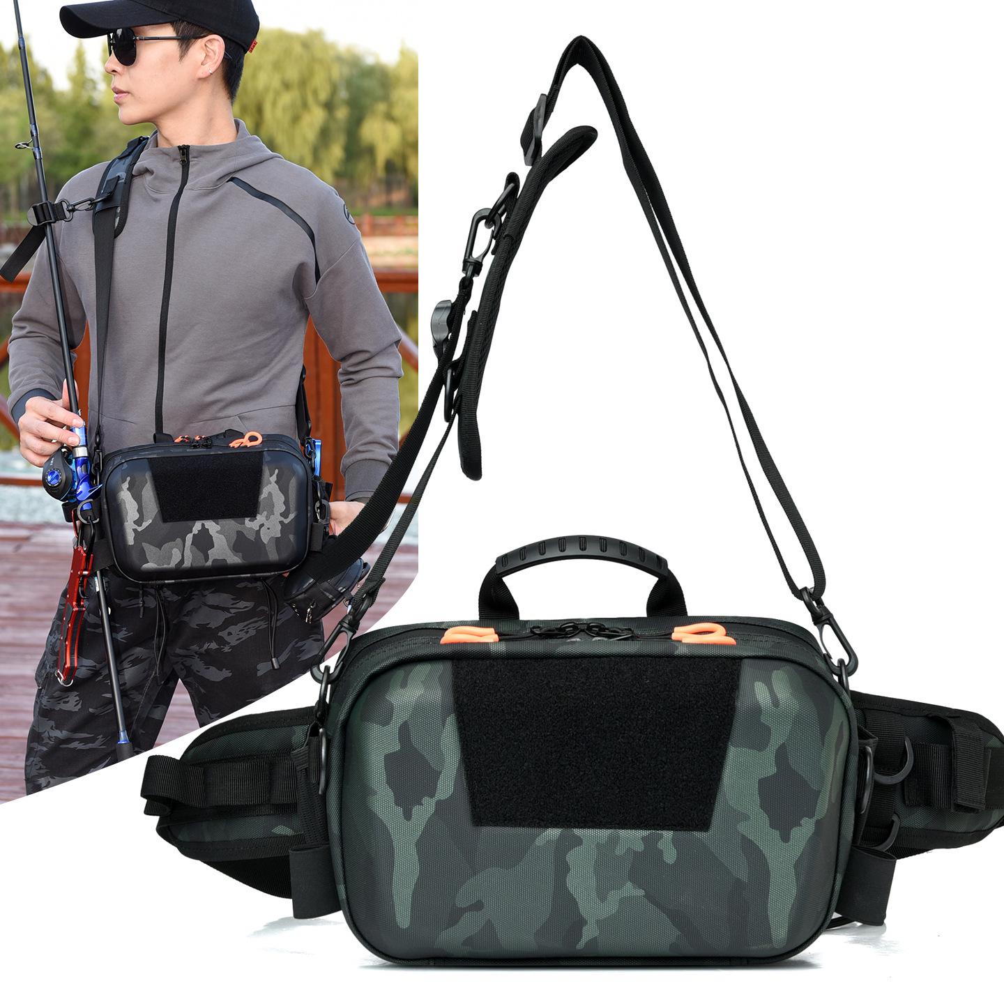 

Водонепроницаемая многофункциональная рыболовная поясная сумка - Хранение искусственных приманок и снастей Black (Coating Material)