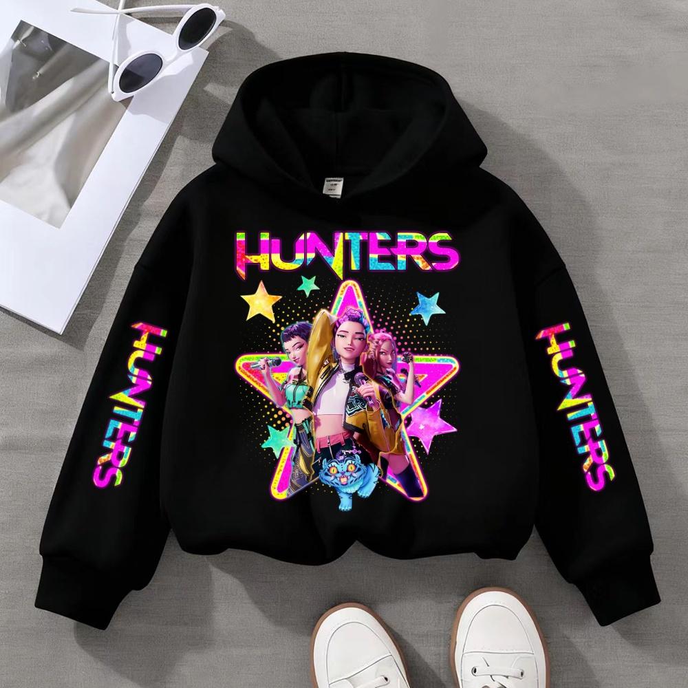 Fashion Children's Clothing Cartoon Printed Sweatshirt Casual Comfort Hoodie Girls