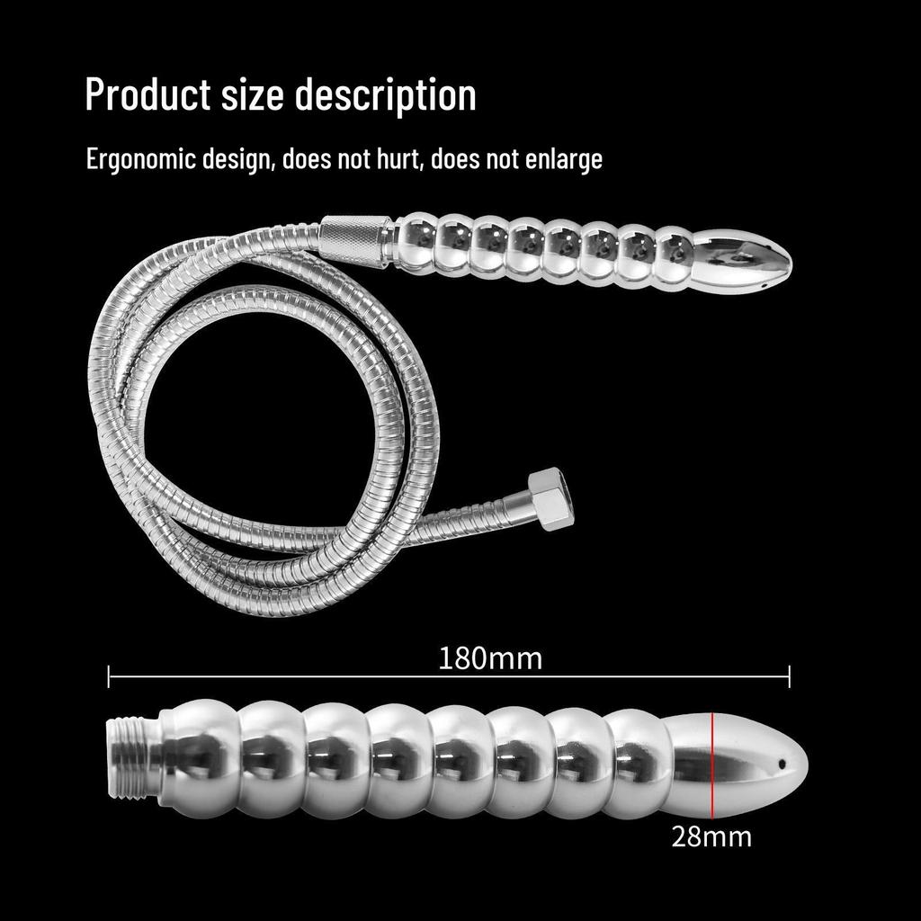 9-Bead Anal & Vaginal Douche Cleaner for Men & Women