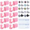 10 Pcs Ear Piercing Kit Disposable Ear Piercing Tool Set Crown Zircon Series Stud Earrings For Home