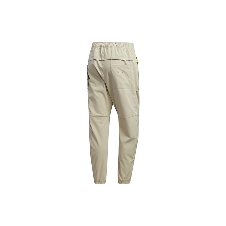adidas Knitted Sweatpants Men's Grassland Brown Moderate Straight Fit Pants GF4004
