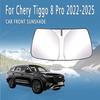 Parasole Anteriore per Parabrezza Auto Isolamento Termico Parasole Estivo Raffreddamento Accessori Auto Per Chery Tiggo 8 Pro 2022~2025 Pieghevole