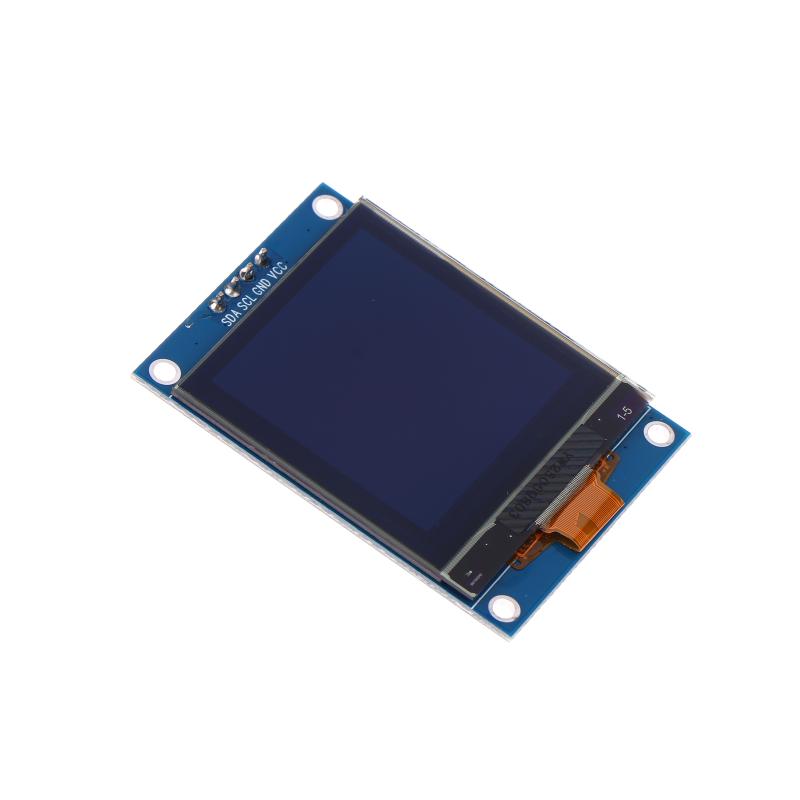 1.5 Inch Oled Lcd Display Screen Module 4 Pin Iic Lcd Screen Sh1107 Driver Interface Monochrome Screen For Arduino
